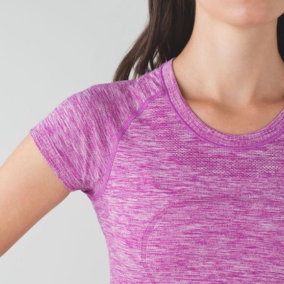 Lululemon Swiftly Tech Short Sleeve Crew-Heathered Ultra Violet - Picture 7 of 12
